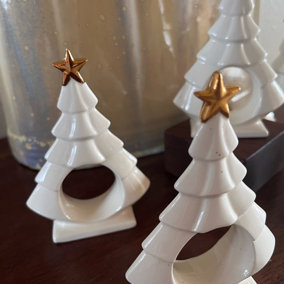 Christmas trees ceramic six napkin holders - Picture 9 of 9